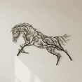 thumbnail image 6 of Tree Horse Metal Wall Decor for Home and Outside - Wall-Mounted Geometric Wall Art Decor - Drop Shadow 3D Effect Wall Decoration for Living Room Bedroom, 6 of 6