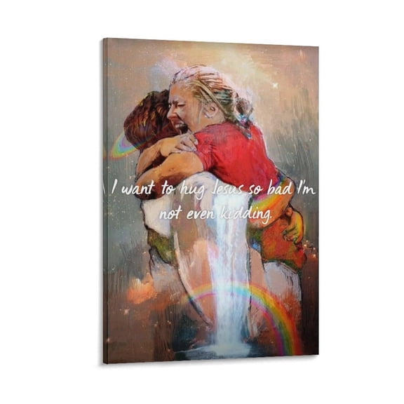 First Day In Heaven Painting Print Photo Art Painting Canvas Poster Home Decorative Bedroom Modern Decor Posters Gifts 16x24inch(40x60cm)