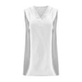 thumbnail image 6 of PFRNLF Womens Satin Tank Tops Pleated Business Casual Outfit Summer Sleeveless Dressy Work Blouse, 6 of 9