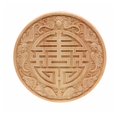 thumbnail image 1 of Flower tallado Apliques de madera natural for muebles Muebles sin pintar Molduras de madera Descalen Estatuillas decorativas, 1 of 7