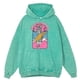 thumbnail image 3 of Sudadera con capucha para hombre, estilo retro, desgastado, con estampado de calavera y surf, estilo informal, de gran tamaño, 100 % algodón, 3 of 5