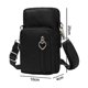 thumbnail image 5 of Bolso para teléfono móvil bolso de mensajero femenino bolso para teléfono móvil monedero diagonal mini bolso pequeño verticalNegro, 5 of 8