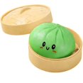 thumbnail image 5 of Squishy T-oy, Decompression Bun T-oy, Silicone Stress Relieving Release Hand Pinching for Adults, Green, 5 of 6