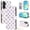 Purple, variant on ELEHOLD Crossbody Case for Samsung Galaxy A24 4G, Cute Floral Shockproof Wallet Phone Case with Kickstand, Magnetic Buckle,Blue