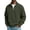 Army Green, variant on UVEASISHA Quarter Zip Pullover for Men Long Sleeve Zipper Stand Collar Polos Shirts Solid Color Relaxed Fit Golf Shirt Fall Stylish Casual T-Shirts Orange XXL