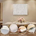 thumbnail image 3 of Modern Minimalist Canvas Wall Art, Neutral Grey Beige Abstract Block Wall Art Prints Artwork Framed Canvas Ready to Hang Art Pictures for Bathroom, Dressing Table, Entryway 12" x 8", 3 of 9