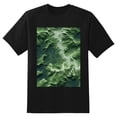 thumbnail image 2 of Plus Size Shirt for Women Black Tops for Women Short Sleeves Shirt for Women Valleys Texture Map T Shirt Crewneck Shirt for Women 5XL, 2 of 5