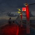 thumbnail image 4 of Répulsif Animal Nocturne Solaire avec Lumières LED Rouges Intégrées 6 Effets Sonores et Enregistrements IP55 Répulsif Animal Raton Laveur Étanche pour Jardin Ferme N911L Peut Enregistrer super Fort, 4 of 5