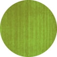 thumbnail image 1 of Ahgly Company Indoor Round Abstract Green Contemporary Area Rugs, 8' Round, 1 of 1
