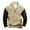 Khaki #050, variant on Men's Outdoor Work Sweatshirts Quarter Zip Sweater Pullover Long Sleeve Fleece Athletic Workout Golf Sweatshirt Black L