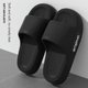thumbnail image 5 of Zapatilla de nube de verano para mujer, chanclas informales de suela blanda para interior del hogar, sandalias antideslizantes para baño, zapatos deslizantes de playa para exteriores para hombre, 5 of 7