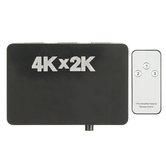 TOPINCN 3 Port 1080P Switch Signal Splitter Video Multimedia Interface Converter