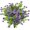 Purple, variant on Artificial Flowers, Fake Outdoor UV Resistant Plants Faux Plastic Greenery Shrubs Indoor Outside Hanging Planter Home Kitchen Office Wedding, Garden Decor (Yellow)(Pack of 4)