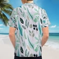 thumbnail image 6 of High Quality Hawaiian Shirts for Men Short Sleeve Aloha Beach Shirt Floral Summer Casual Button Down Shirts Blouses SYMEFC, 6 of 7