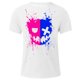 thumbnail image 4 of Camisetas de Cuello de la Tripulación de los Hombres de Poliéster Impreso en Seco Rápido, Cuello Redondo de Corte 3D para Gimnasio, Carrera, Ciclismo Y Ocasional, 4 of 4
