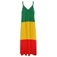 thumbnail image 6 of Ethiopian Flag Sleeveless Dress Loose Women's Dress Dresses Luxury Evening Dresses, 6 of 9