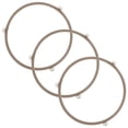 thumbnail image 3 of Microwave Oven Turntable Ring Set White Plastic High Temperature Resistance 3PCS, 3 of 9