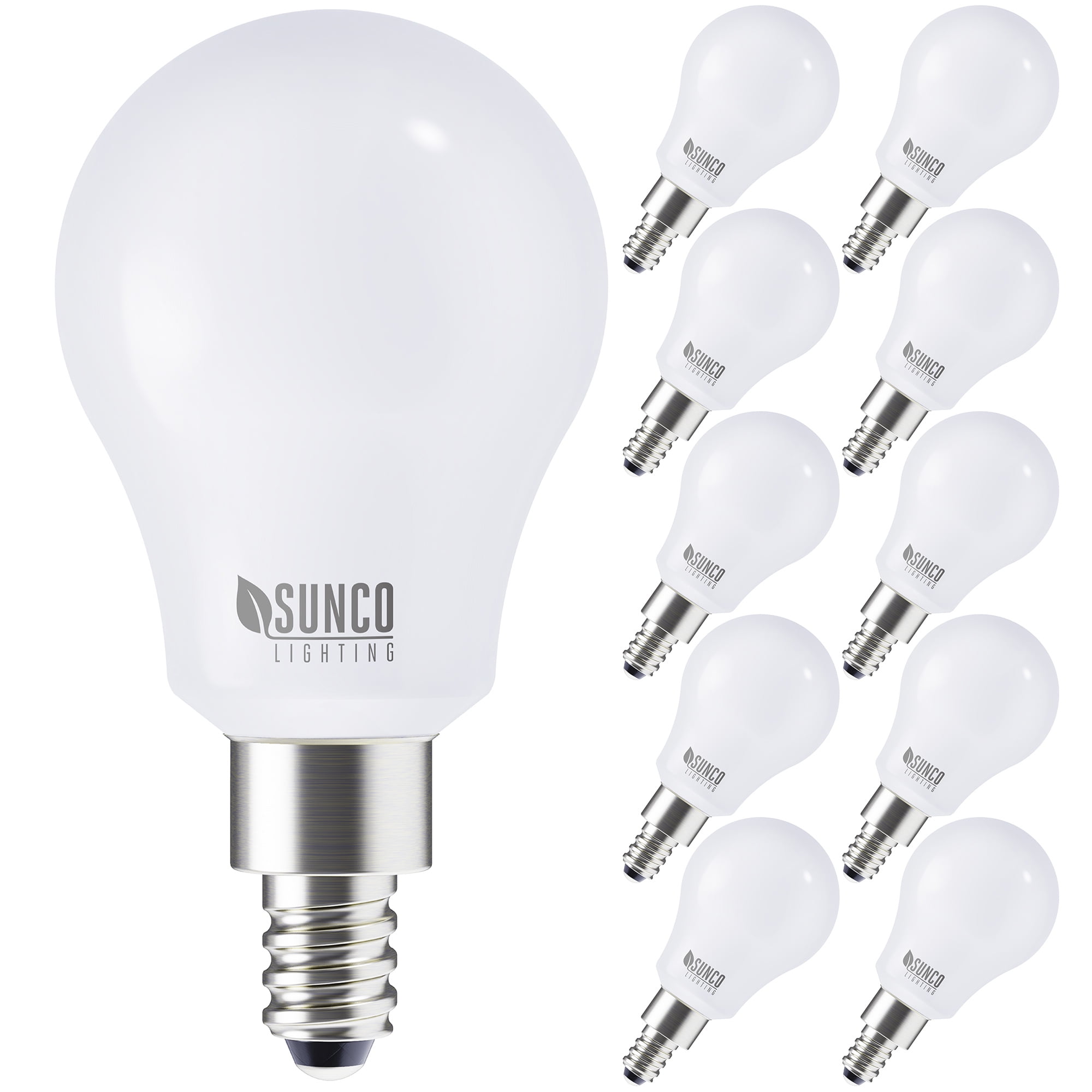 Sunco Lighting A15 LED Bulb Dimmable Candelabra 10 Pack E12 Base 5W 40W sunco-lighting-a15-led-bulb-dimmable-candelabra-10-pack-e12-base-5w-40w