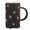 White spots, variant on Misright Hot Beverage Cup 360ml with Round Handle and Pottery Texture