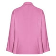 thumbnail image 5 of Tiqkatyck Womens Blazer on Sale, Women's Fall Casual Long Sleeve Notch Lapel Work Business Jackets TrendyOuterwear Suit Jacket Women, Pink Blazers for Women S, 5 of 9