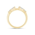 thumbnail image 5 of Baguette Cut White Natural Diamond Enhancer Ring Guard In 14K Solid Yellow Gold (0.5 Ct), 5 of 7