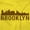 Daisy, variant on Brooklyn NYC Skyline New York City NY Womens Slim Fit Graphic Tee Brisco Brands M