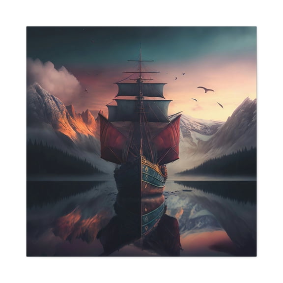 Sailing North - Matte Canvas