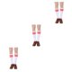 thumbnail image 4 of Minnieouse Medias hasta el muslo a rayas, medias antideslizantes para Cosplay, juegos deportivos, calentadores para piernas, Día de San Valentín, rayas Type1 Minnieouse CBP354583, 4 of 6