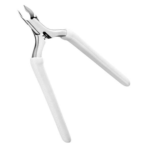 Cortacutículas removedor de piel seca, herramienta de manicura y pedicura, herramienta de cuidado de uñas de acero inoxidable, pinzas para cutículas, Blanco Fernando Cortacutículas