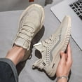 thumbnail image 2 of Mens Shoes,Athletic Sneakers for Running Training And Casual Everyday Wear With Lightweight Breathable Comfort Design,Shoes for Men,Beige,9, 2 of 9