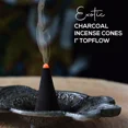 thumbnail image 2 of Jasmine Charcoal Incense Cones 1" TOPFLOW - 100 Pack - Natural Scented Cones Handmade Hand Dipped, 2 of 12
