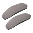 thumbnail image 1 of 2 fundas protectoras para brazos de silla de oficina, para escritorios y sillas de casa. Gris claro m, 1 of 9