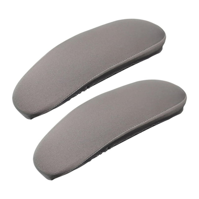 2 fundas protectoras para brazos de silla de oficina, para escritorios y sillas de casa. Gris claro m