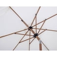 thumbnail image 5 of Meridian Furniture Fiji White Polyester Patio Umbrella with Base Set, 5 of 19