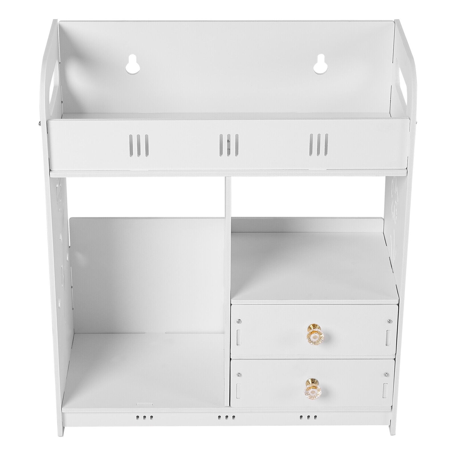 MIDUO Bathroom Wall Wall Mounted Shelf Small Bathroom Wall