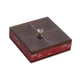 thumbnail image 5 of Caja de almacenamiento de dulces, contenedor para refrigerios, 4 compartimentos con compartimento con tapa para alimentos Rojo, 5 of 9