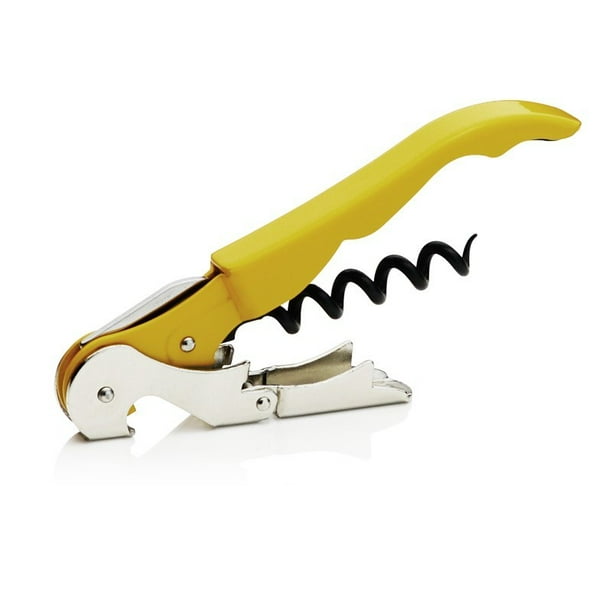 Pulltap's Genuine Classic 500 DoubleHinged Lever Waiters Wine Key Corkscrew (Amarillo