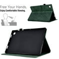 thumbnail image 2 of for Samsung Galaxy Tab A9+ 11.0" 2023 SM-X210 / SM-X215 / SM-X216B Folio Case, Premium PU Leather Auto Wake / Sleep Stand with Pen Slot and Card Slots Magnetic Lightweight Case Cover, Green, 2 of 6