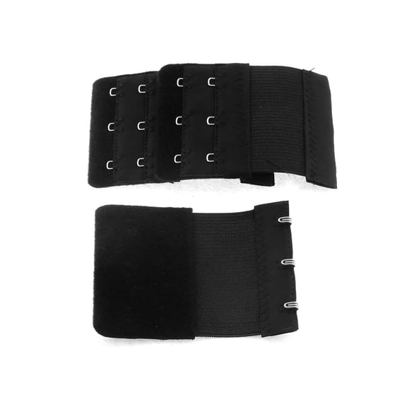 INSPIRE CHIC Women's 3 Hooks 2 Rows Brassiere Bra Strap Extender