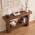 thumbnail image 6 of Hearthlight Home 55" Wood Console Table for Hallway, Farmhouse 2-Tier Sofa Table Entryway Table, Foyer Display Table for Entrance, Living Room, 6 of 9