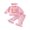 Pink, variant on Lairauiy Baby Toddler Girl Birthday Outfits Long Sleeve Embroidery Sweatshirt Flare Pants Clothes Set 18 24 Months 3 Years