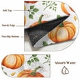 thumbnail image 6 of 3'x5' Area Rugs, Fall Orange Pumpkin Indoor Outdoor Area Rug for Living Room Bedroom, Watercolor Farmhouse Plants Leaves Washable Bathroom Rugs Kitchen Floor Carpet Mats Home Decor Aesthetic, 6 of 8