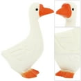 thumbnail image 4 of MasteelfCA 2pcs Wood Craft White Goose Home Ornament Creative Goose Statue Figurine, 4 of 8