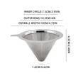 thumbnail image 3 of Hot Sale!Coffee Filter Coffee Filter Filter Cup Hand Brew Coffee Utensil Set Free Filter Paper Ultra-fine Encryption Coffee Funnel, 3 of 8