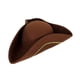 thumbnail image 1 of Sombrero pirata para fotos, accesorio decorativo para adultos, hombres y mujeres, ideal para cosplay y presentaciones. Marrón, 1 of 8