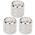 thumbnail image 1 of 3 pcs Metal Guitar Volume Tone Control Knobs Button Accessory for Electric Guitars Bass, 1 of 8