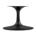 thumbnail image 3 of Modway Lippa Round 36" Artificial Marble Mid-Century Modern Coffee Table in Black Black, 3 of 7