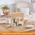 thumbnail image 6 of Yayeee Napkin Holder for Table Set of 2 Kitchen Paper Tissue Organization, Abstract Shapes, 6 of 8