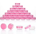 thumbnail image 1 of 3 Gram Sample Containers with Lids, 100 Count Tiny Sample Jars, Empty Lip Balm Containers, Mini Cosmetic Containers with Lids, Makeup Travel Containers with Labels, Mini Disposable Spatulas, 1 of 7
