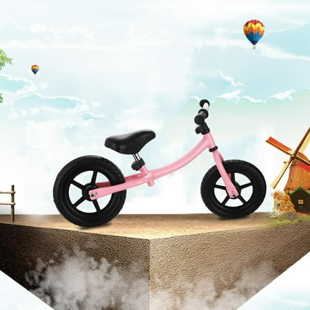 Mini Glider Kids Balance Bike with Patented Slow Speed Geometry (Blue)